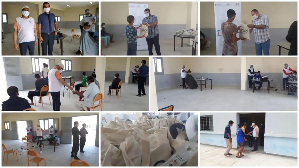 asticude 0000179 جمعية ثسغناس للثقافة والتنمية تنظم “عملية عيد مبارك” في نسختها الثانية وتشارك فرحة العيد مع الأشخاص في وضعية صعبة بمركز الايواء المؤقت ببني شيكر